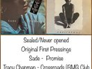2LP New Sealed OG 1st Pressings Vinyl Sade Promise Tracy Chapman Crossroads