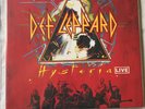 Def Leppard HYSTERIA Limited Edition, Live 2 LP Vinyl, Crystal Clear