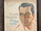 FRANK SINATRA  Autographed -All The Way- Framed Album Cover Record LP Auto