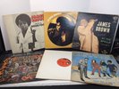 6 Vintage James Brown Vinyl Records LP Various Apollo Good Foot Hell Soul