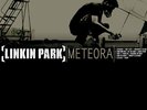Meteora by Linkin Park Record Translucent Gold Red Splatter Vinyl