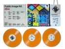 Public Image Ltd: Alive. Triple Orange Vinyl LP PLUS Signed Print & Tote Bag.