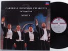 THE THREE TENORS 25th Anniversary ZUBIN MEHTA - DECCA - LP NM gatefold reissue