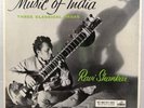 RAVI SHANKAR Music Of India Three Classical Ragas UK 1956 1st Press ALPC 7 Used