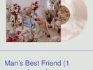 Sabrina Carpenter Man’s Best Friend Pink Champagne Liquid Filled Bad World Vinyl