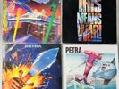 Christian Rock Vinyl Lp- Petra -1981 1986 1987 1988 Records With Sleeves