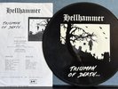 HELLHAMMER TRIUMPH OF DEATH RARE VG+ LMTD NUMBERED PICTURE DISC RE LP w/INSERT