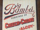 Cheech and Chong Big Bambu LP 1972 w/ Rolling Paper Vinyl Ode SP 77014 VG/VG+