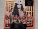 BRITNEY SPEARS BLACKOUT URBAN OUTFITTERS VINYL WHITE & BLACK SWIRL SEALED MINT