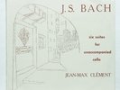 JEAN-MAX CLEMENT ⸺ JS BACH 6 suites for cello ⸺ L'OISEAU-LYRE orig 2xLPs NM