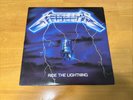 Metallica - Ride The Lightning Vinyl LP (Elektra) Plus Original 1984 Insert VG