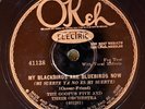 Okeh 41138 Goofus Five BLACKBIRDS ARE BLUEBIRDS NOW 1928 Jazz  78 rpm EE+