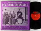 Rev. Louis Overstreet - An Evening With LP - Arhoolie - Black Gospel VG+