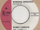 Robby Lawson Burning Sensation Carver (with home made label) Soul Northern Motow