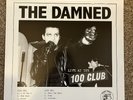 THE DAMNED LIVE AT THE 100 CLUB WHITE VINYL MINT UNPLAYED