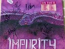 New Model Army 'Impurity' vinyl record autographed by the whole band