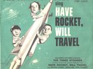 THE THREE STOOGES-RARE  COLPIX PICTURE SLEEVE+45-(HAVE ROCKET,WILL TRAVEL)--PS--