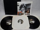3X LP THE BEATLES White Album BLACK VERSION 1981 First Press Import w/poster OOP