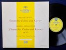 **DGG LPM 18520 ED1** Ravel Mihalovici Violin Sonatas Max Rostal Monique Haas NM