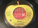 The Beatles 45 Record Help  Apple 1971 Black Star