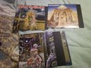 Iron Maiden (3) Lp Record Lot- Somewhere In Time-Powerslave-1st Self Titled NM