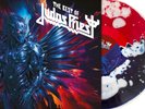 The Best Of Judas Priest Jagged Red / Blue Liquid Filled Vinyl LP *Presale
