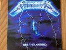 Metallica “Ride The Lightning” Vinyl 1984 Electra-Megaforce 60396-1 VG+/VG+