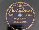 THE CHARMS - Hearts Of Stone/Ko Ko Mo. UK Parlophone 78'. 1955 Doo Wop.