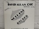 DAVID ALLAN COE NOTHING SACRED VINYL RECORD VG+ RARE COUNTRY HOLY GRAIL