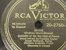 HOT CLUB FRANCE DJANGO Reinhardt/DUKE ELLINGTON Shine/Ebony Rhapsody RCA VICTOR