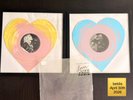 Taylor Swift Lover [Live from Paris] Heart-Shaped Vinyl Record Pink Yellow Blue