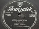 BOBBY HELMS - Jingle Bell Rock. UK Brunswick 78'. 1958 Rock & Roll. Ex  Unplayed