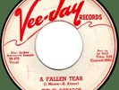 EL DORADOS A Fallen Tear / Chop Ling Soon 45rpm Vee-Jay 1956 WLP doowop