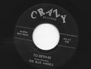 DOOWOP BW/ ROCKER 45 - BLUE ANGELS - TO-GETHER  / MICKEY MOUSE  -HEAR 1958 CRAZY
