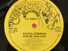 SYLVIA STRIPLIN Give Me Your Love (1980) Original Classic 12