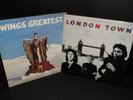 Paul McCartney and Wings vinyl LP x2 Wings Greatest 1978 w/Poster LONDON TOWN