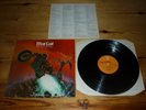 MEAT LOAF BAT OUT OF HELL VINYL ALBUM RECORD LP ORIGINAL 1977 +INSERT EX+/NM