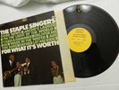 LP, The Staple Singers - For What It's Worth, Epic  BN 26332, 1968, G+ to VG