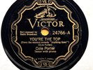 COMPOSER COLE PORTER SINGS AND PLAYS ‘YOU’RE THE TOP’ 1934 VICTOR 78