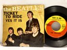 The Beatles - Ticket to Ride / Yes It Is 45 RPM - Tested VG Vinyl + Sleeve F2