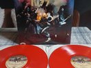 Kiss Alive  Album Used 2LP 1977 UK Press Record RARE RED Vinyl CALD 5001 EX/EX.