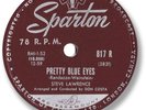 1959 STEVE LAWRENCE Rock’n Roll 78 RPM Record. Pretty Blue Eyes