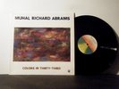 MUHAL RICHARD ABRAMS LP Colors in thirty-third 1987 Black Saint  jazz  vinyl