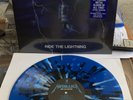 Metallica - Ride The Lightning 40th anniv blue w/black & white splatter vinyl LP