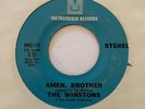 Funk Breaks Samples 45 THE WINSTONS Amen, Brother / Color Him Father Exc. HEAR