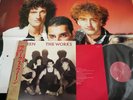 QUEEN - THE WORKS complete w/poster JAPAN VINYL LP OBI EMS-91076 EX-/EX-