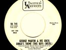 GEORGE MARTIN   RINGO'S THEME (THIS BOY)   1964 WHITE LBL PROMO 45   THE BEATLES