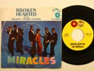 Soul Motown 45 MIRACLES Broken Hearted TAMLA VG+ picture sleeve HEAR l