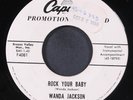 WANDA JACKSON: rock your baby / sinful heart CAPITOL 7