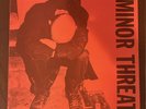 Minor Threat 1984 OG first pressing black vlnyl lp with poster Dischord